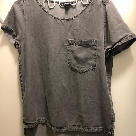 Grey Jean Pocket Tee Express Size M - Picture 3 of 4